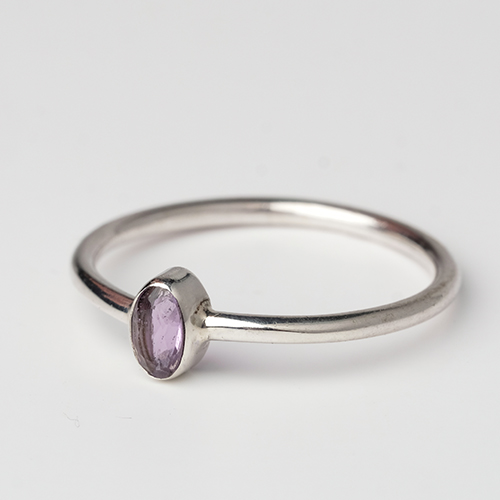 sølv ring ædelsten